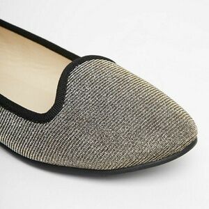 New London Rebel Glitter Ballet Flats
